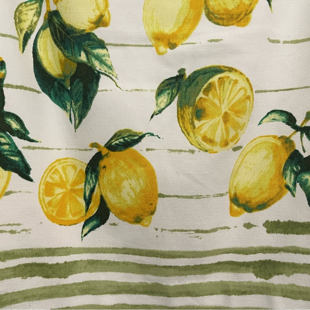 TALBOTS CANVAS A LINE SKIRT IN LUSCIOUS LEMONS SIZE 8 NWT! - Picture 5 of 5